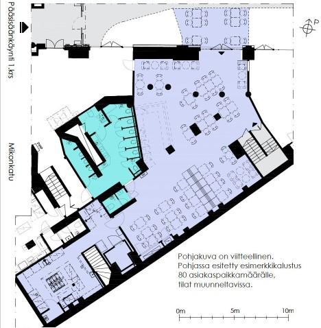 Kaisaniemenkatu 4, 258m2, , Liiketila