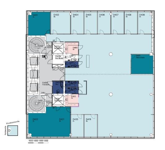 Keilaranta 19 D, 526m2, 4. kerros, Toimistotila