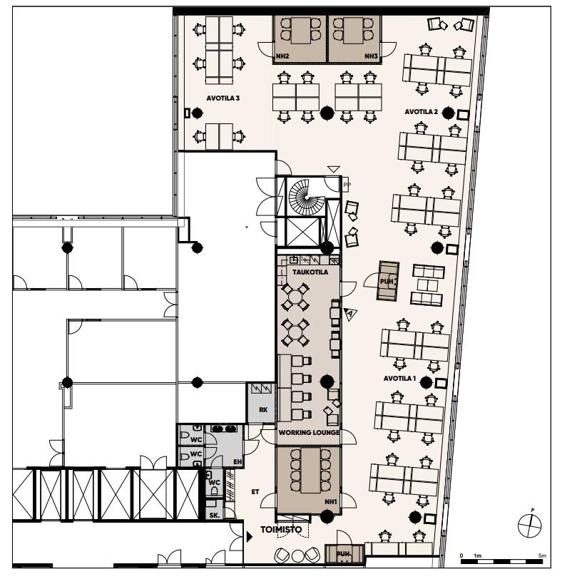 Elimäenkatu 26, 468m2, 4. kerros, Toimistotila