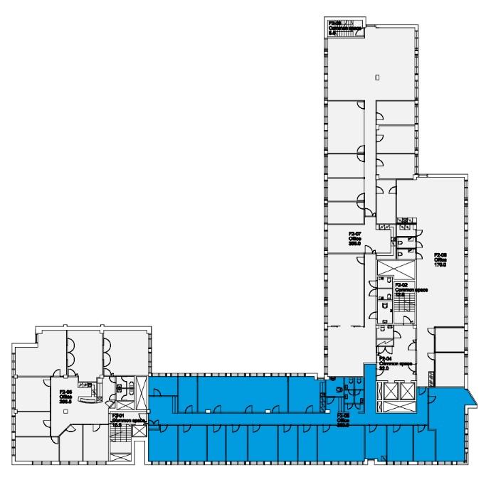 Pasilanraitio 5, 360m2, 2. kerros, Toimistotila