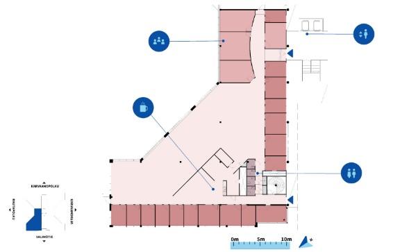 Valimotie 9-11, 830m2, 6. kerros, Toimistotila