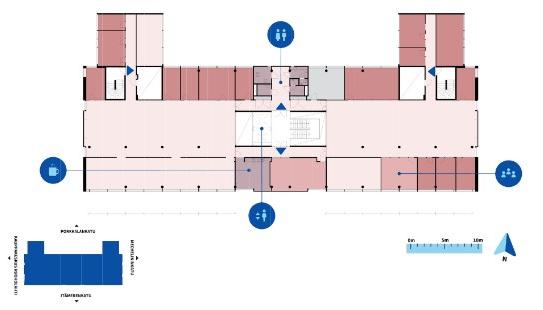 Itämerenkatu 9, 1015m2, 6. kerros, Toimistotila