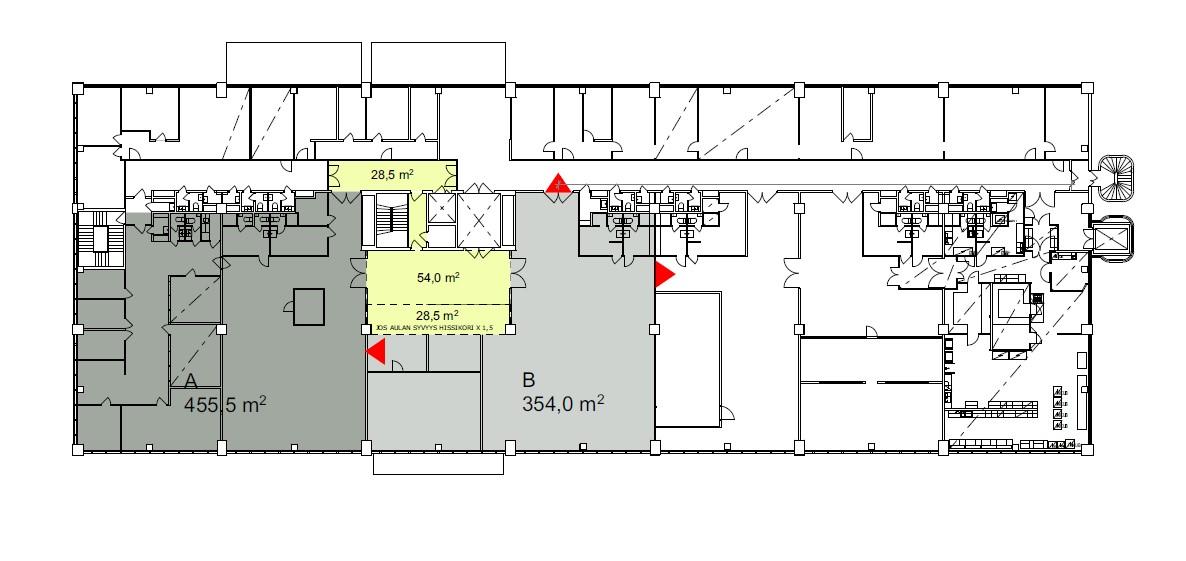 Laippatie 1, 354m2, 2. kerros, Varastotila