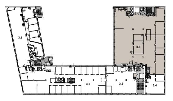 Lautatarhankatu 6, 905m2, 3. kerros, Toimistotila